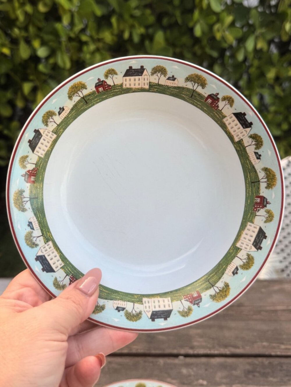 Vintage Warren Kimble Brandon House Country Life Sakura Soup Cereal Bowls Set 3